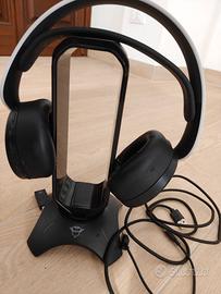 Cuffie PS5 Sony Pulse 3D + Torre Trust GXT