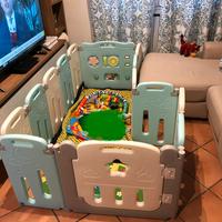 Recinto modulabile bianco azzurro