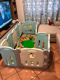 Recinto modulabile bianco azzurro