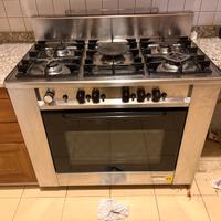 Forno e fornello 100x60cm inox