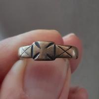 Anello soldato tedesco realizzato in trincea (WW1)