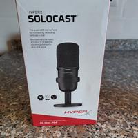 microfono HyperX solocast - trattabile