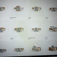 Anello in oro con dimante certificato