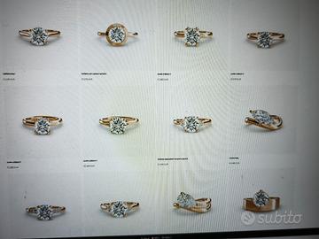 Anello in oro con dimante certificato