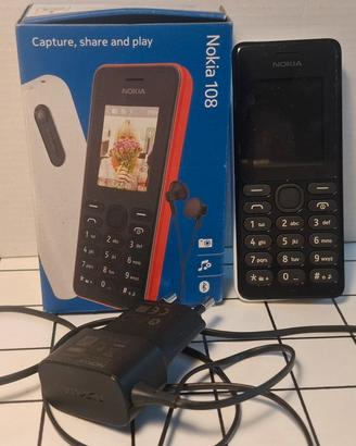 Cellulare Nokia 108 nero e bianco
