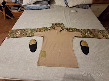 maglietta tattica camo