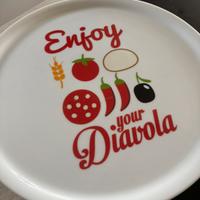 Piatto ceramica x pizza