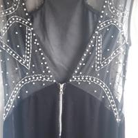 abito da sera lungo in velluto elasticizzato  