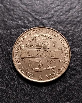 200 Lire 1996 Guardia di Finanza Italia