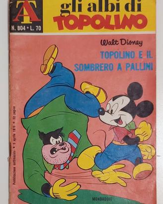 Fumetto gli alibi di Topolino n.804
