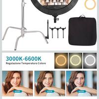 Luce ad Anello 25 pollici professionale NUOVA