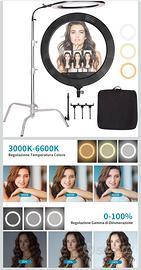 Luce ad Anello 25 pollici professionale NUOVA