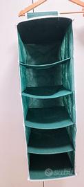 Organizer per armadio 5 ripiani