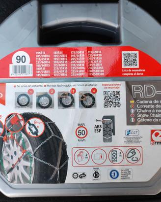 ERMA CATENE DA NEVE RD-9 TAGLIA 90