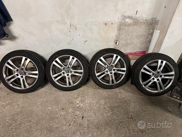 Cerchi Audi A3 225/45/R17 con gomme invernali