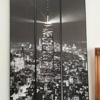 quadro Skyline 118x75 cm, 3 pannelli
