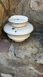 Antiquariato vintage isolatori ceramica