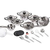 Set di pentole in Acciaio inox 25Pcs 