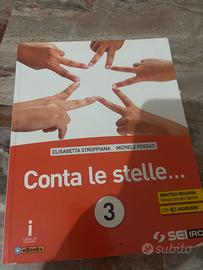 Libro di religione delle medie, conta le stelle