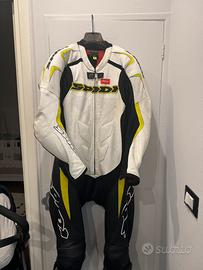 Tuta moto in pelle SPIDI taglia 56