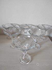 6 coppa/ gelato in vetro