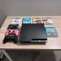 SONY PS3 PlayStation 3 + 3 controller + 5 giochi