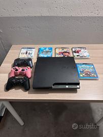 SONY PS3 PlayStation 3 + 3 controller + 5 giochi