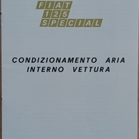 Manuale impianto condizionamento Fiat 125 special