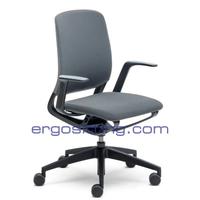 Seduta  Sedus Se-Motion cuscini grigio scocca nero