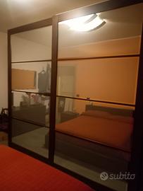 Armadio 2 ante scorrevoli con specchi