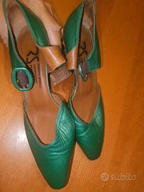 Scarpe Roberto Spinelli verde marrone Tg. 37