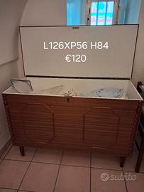 Panca contenitore in legno