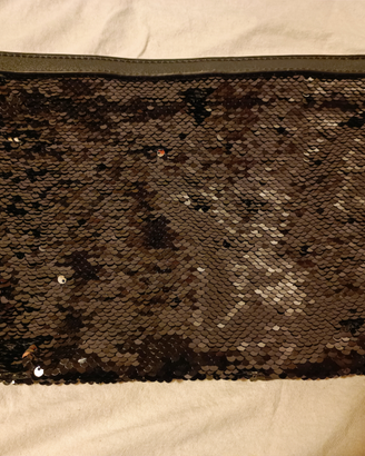 Pochette/tracolla paillettes