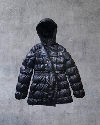 💥 Piumino Benetton Nero Lucido Da Donna/Ragazza💥