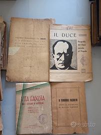 Lotto 4 libretti Epoca Fascista e Teatro