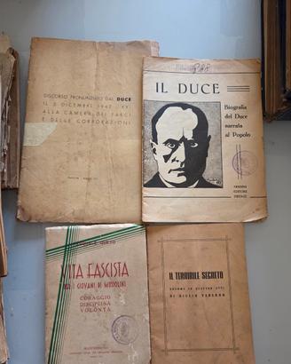 Lotto 4 libretti Epoca Fascista e Teatro