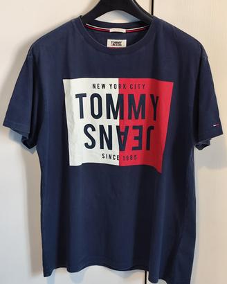 Vintage t-shirt uomo manica corta marca Tommy Je