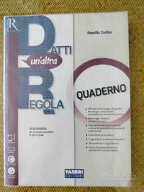 Datti un'altra regola, quaderno, Fabbri Editori