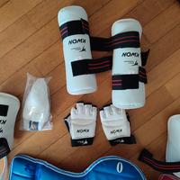 protezioni Taekwondo/karate bambino/a