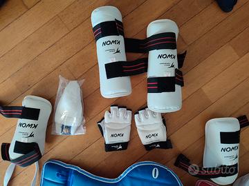 protezioni Taekwondo/karate bambino/a