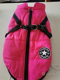 cappottino cane con pettorina 