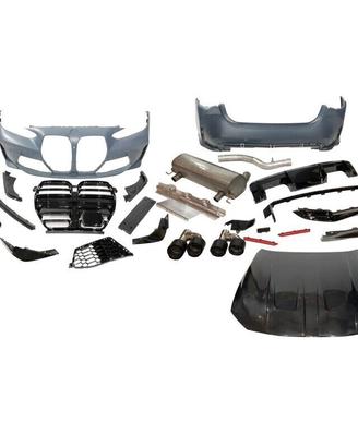 BMW serie 4 G22-G23 Bodykit M4 con cofano carbonio