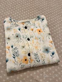 Cardigan stampato floreale