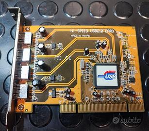 Scheda di espansione USB 2.0 PCI