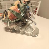 CORNUCOPIA CON FIORI DA ARREDAMENTO 