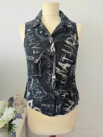 Top Vintage Moschino Jeans Anni '80 - Taglia 42- S