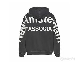 FELPA New Amsterdam Logo Line Hoodie TG: M