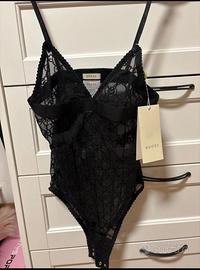 Body gucci trasparente nero