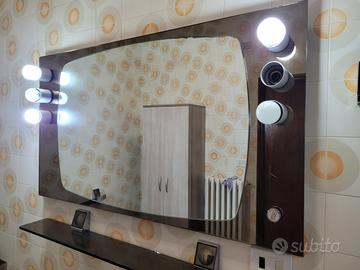completo plafoniera specchio bagno