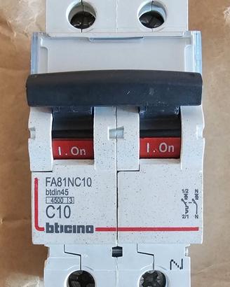 FA81NC10 - BTICINO SPA BTDIN45 - MAGNETOTERMICO 1P